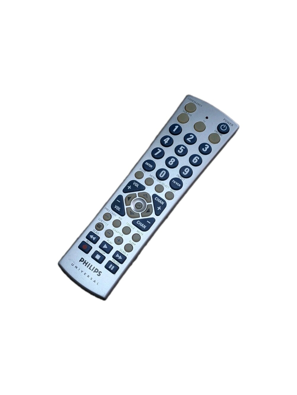 Philips Universal Programable Remote Model CL019 Grey Tested Good - Picture 2 of 5